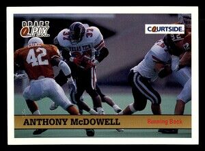 1992 Courtside Draft Pix #56 Anthony McDowell Football Card Texas Tech